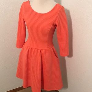 Orange summer dress or transition to fall!! Small